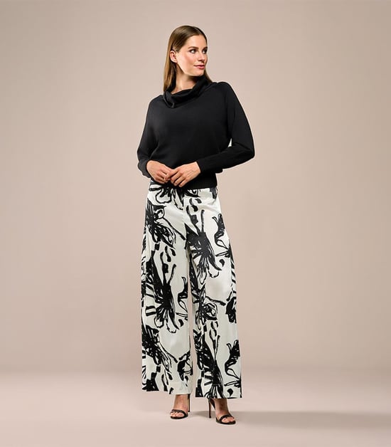Cassandra Print Broek Zwart / Wit - Image 6