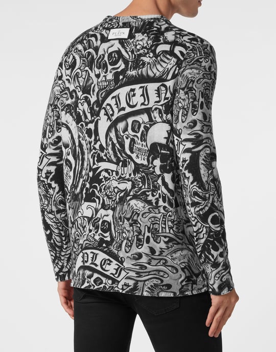Pullover Ronde Hals Tattoo - Image 5