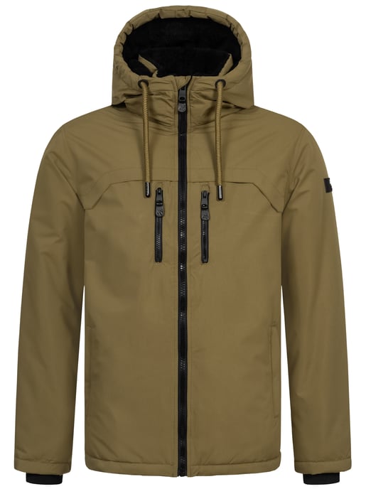Alessandro Salvarini heren winterjas AS-332 met teddyvoering en capuchon - Image 2