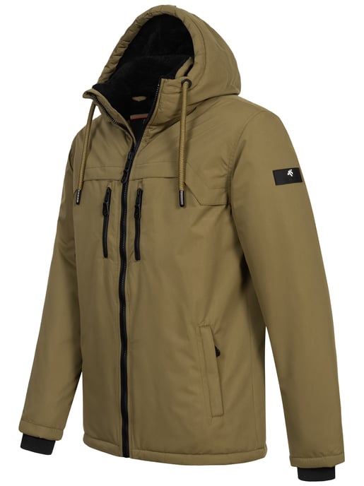 Alessandro Salvarini heren winterjas AS-332 met teddyvoering en capuchon - Image 3