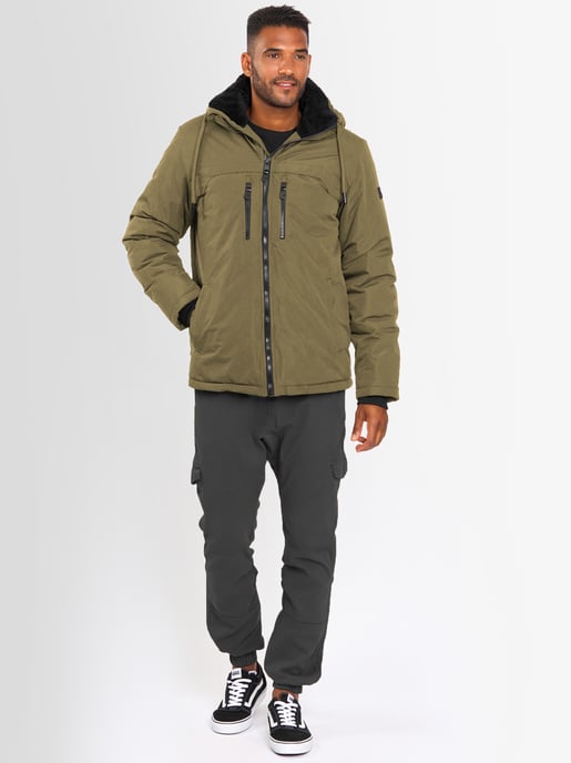 Alessandro Salvarini heren winterjas AS-332 met teddyvoering en capuchon - Image 6