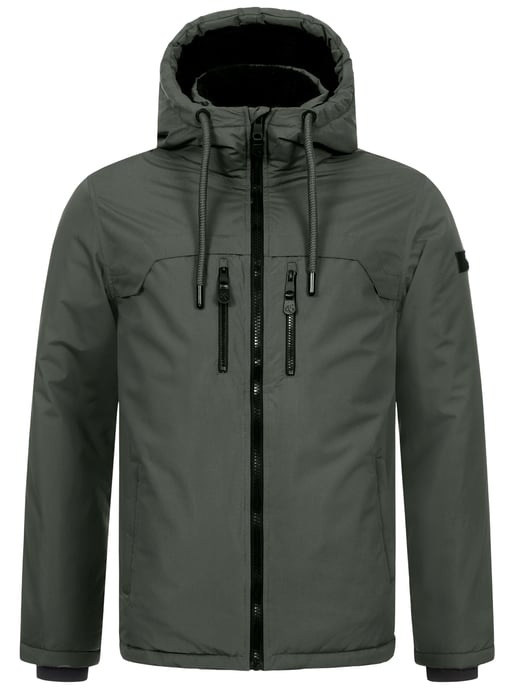 Alessandro Salvarini heren winterjas AS-332 met teddyvoering en capuchon - Image 2