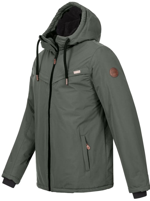 Alessandro Salvarini heren winterjas AS-331 met teddyvoering en capuchon - Image 3