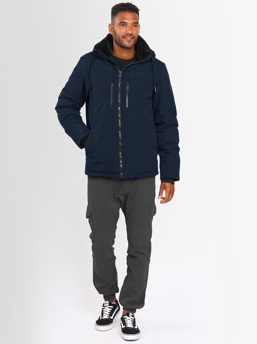 Alessandro Salvarini heren winterjas AS-332 met teddyvoering en capuchon - Image 6