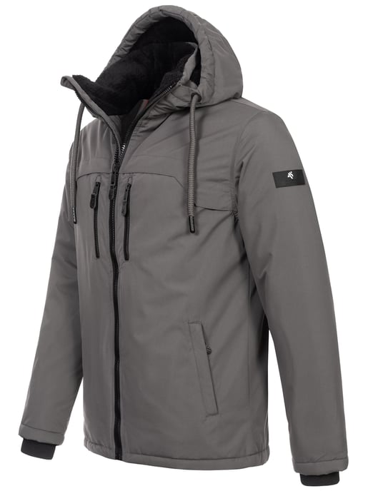 Alessandro Salvarini heren winterjas AS-332 met teddyvoering en capuchon - Image 3