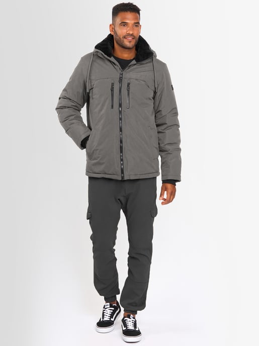 Alessandro Salvarini heren winterjas AS-332 met teddyvoering en capuchon - Image 6