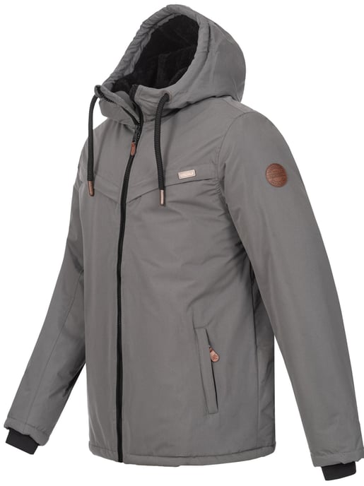 Alessandro Salvarini heren winterjas AS-331 met teddyvoering en capuchon - Image 3