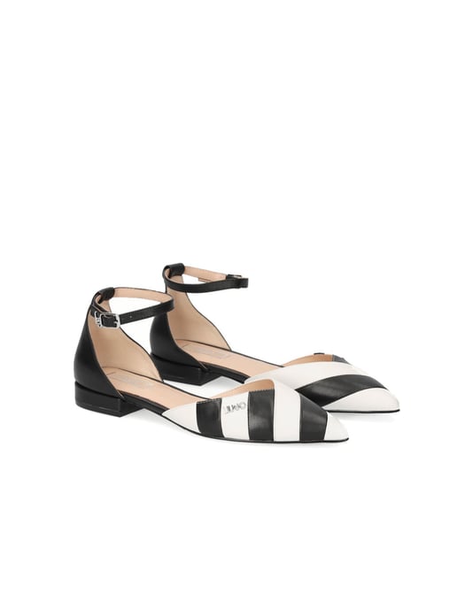LIU JO Ballerina's Zwart/Wit - Image 2