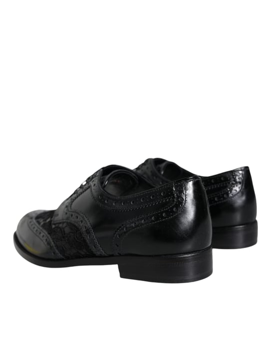 Heren Bloemen Brogue Wingtip Oxfords - Image 4