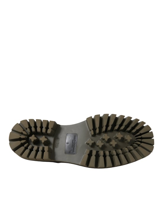Leren Oxfords met Vetersluiting in Patentskin - Image 6