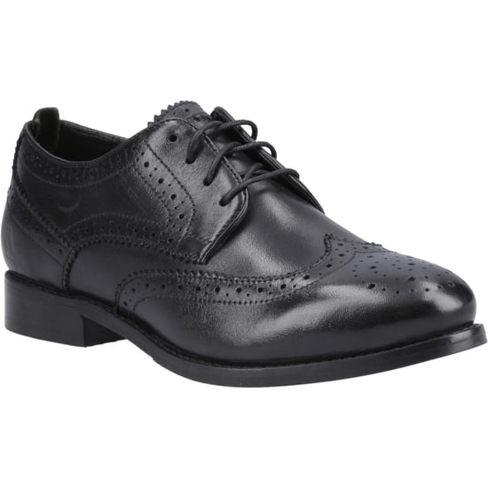 Hush Puppies Dames/Dames Natalia Leren Brogues (Zwart) - Image 1