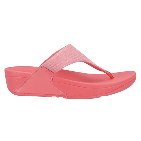 FitFlop Dames/Dames Lulu Shimmerlux Teenslippers (Rosé Koraal) - Image 1