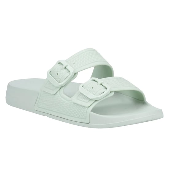 FitFlop Dames/Dames iQushion Sliders (Salieborstel groen) - Image 1