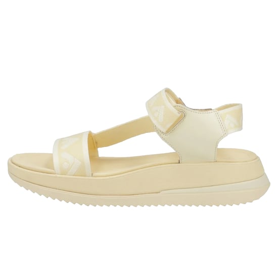 FitFlop Dames/Dames Surff Leren Detailing Rugband Sandalen (Geel) - Image 3