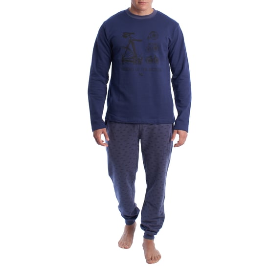 Heren winterpyjama van pluche katoen KLP6 - Image 1