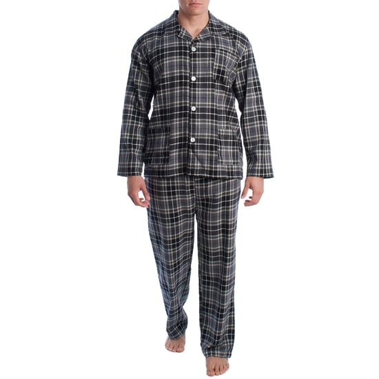 Katoenen herenpyjama met lange mouwen KLP7 - Image 1
