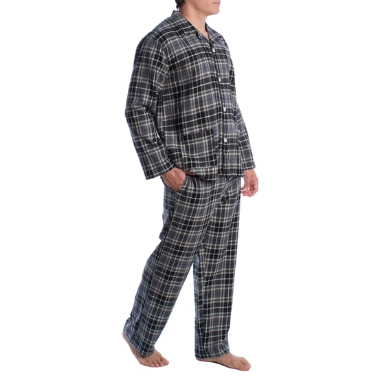 Katoenen herenpyjama met lange mouwen KLP7 - Image 3