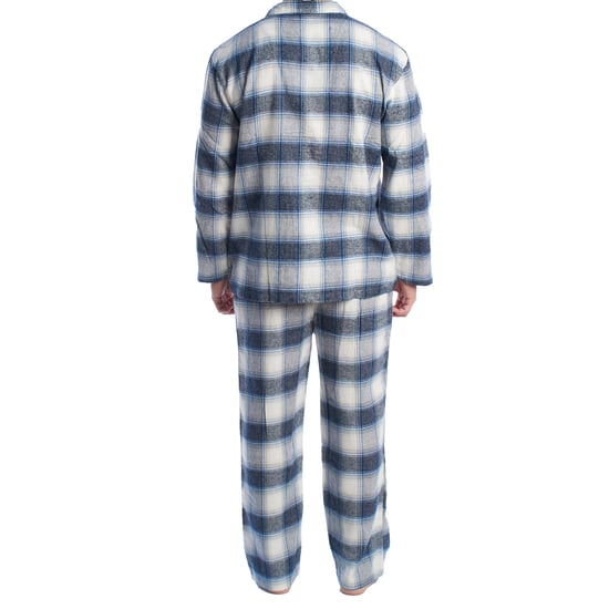 Katoenen herenpyjama met lange mouwen KLP7 - Image 4