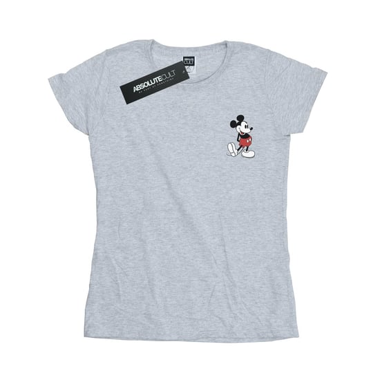 Disney Dames/Dames Mickey Mouse Kickin Retro Borst Katoenen T-Shirt (Sportgrijs) - Image 1