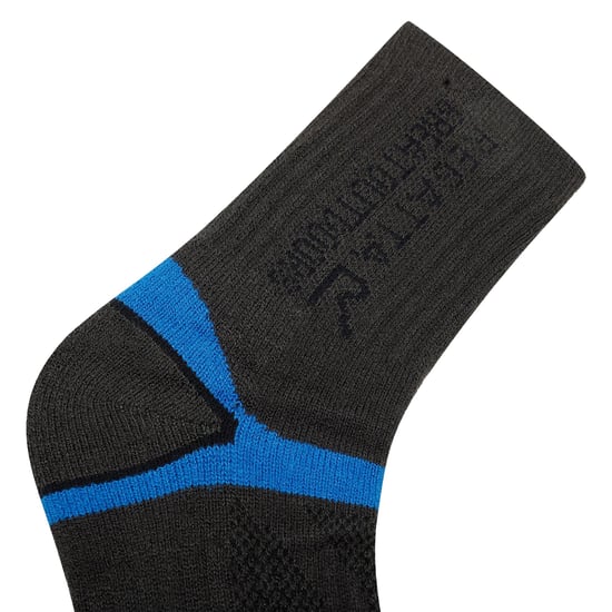 Regatta Kinder/Kinder Blister Protect II Crew Sokken (Donkergrijs/Snorkelblauw) - Image 2