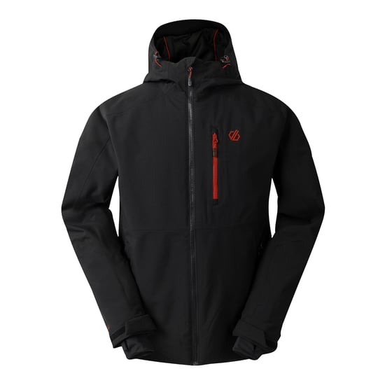 Dare 2B Heren Eagle III Ski jas (Zwart/Vaarrood) - Image 1