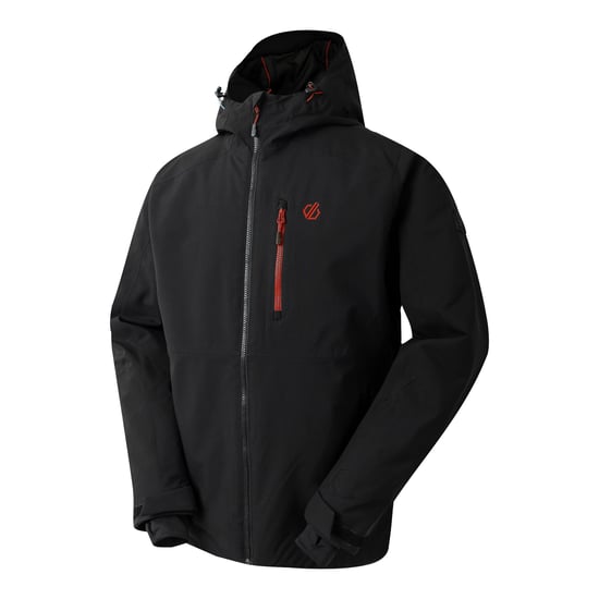 Dare 2B Heren Eagle III Ski jas (Zwart/Vaarrood) - Image 3