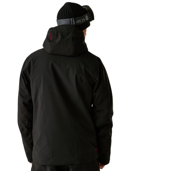 Dare 2B Heren Eagle III Ski jas (Zwart/Vaarrood) - Image 5