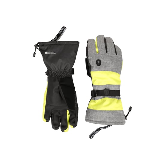 Mountain Warehouse Heren Summit Extreme Skihandschoenen (Geel/Grijs/Zwart) - Image 3