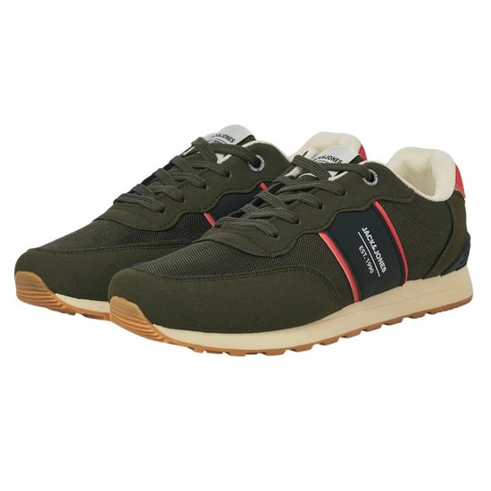 Jack And Jones Heren Spirit Runner Trainers (Olijfnacht) - Image 1