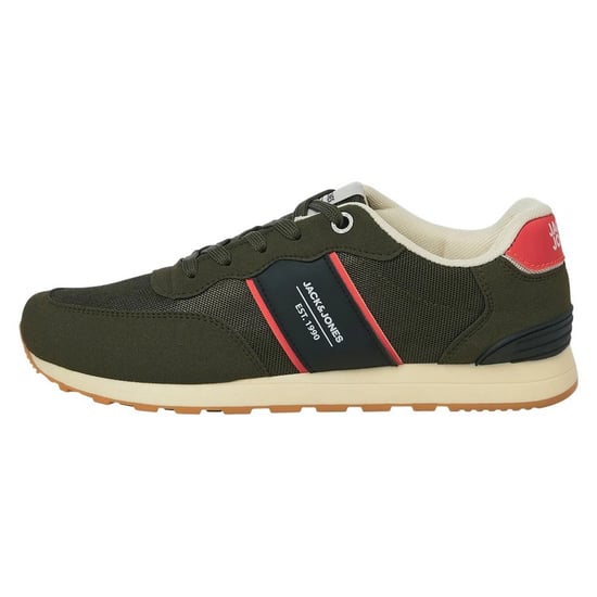 Jack And Jones Heren Spirit Runner Trainers (Olijfnacht) - Image 2