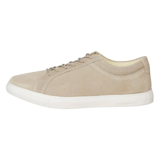Jack And Jones Heren Galaxy Suede Trainers (Taupe) - Image 1