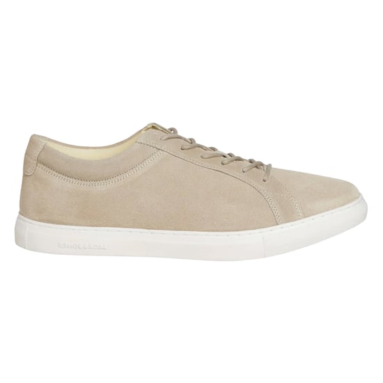 Jack And Jones Heren Galaxy Suede Trainers (Taupe) - Image 4