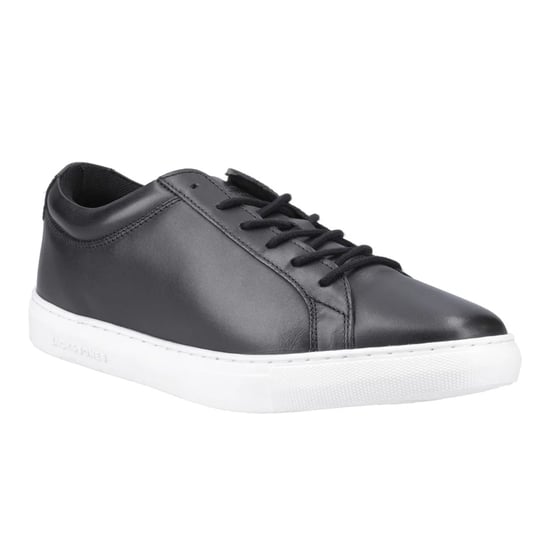Jack And Jones Heren Galaxy Leren Trainers (Antraciet) - Image 4