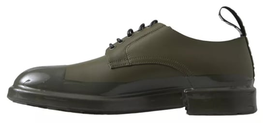 Laceloze Derby Schoenen Militaire Groen - Image 4