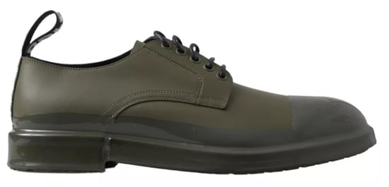 Laceloze Derby Schoenen Militaire Groen - Image 5