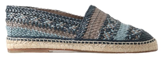 Geweven Leren Espadrilles Slipon - Image 1
