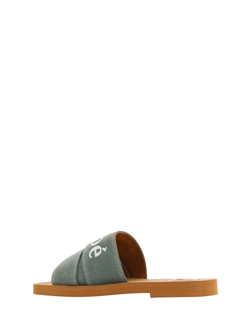 Woody Slides Casual Canvas Platte Sandalen - Image 3