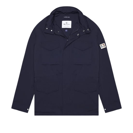 Aquascutum Active Stretch M-65 Marineblauwe Jas - Image 1