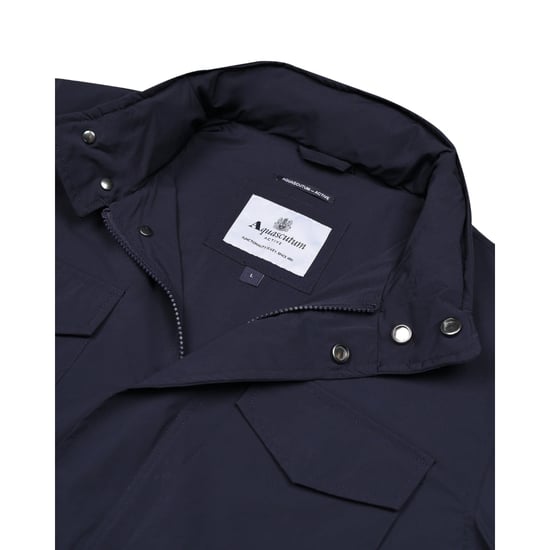 Aquascutum Active Stretch M-65 Marineblauwe Jas - Image 3
