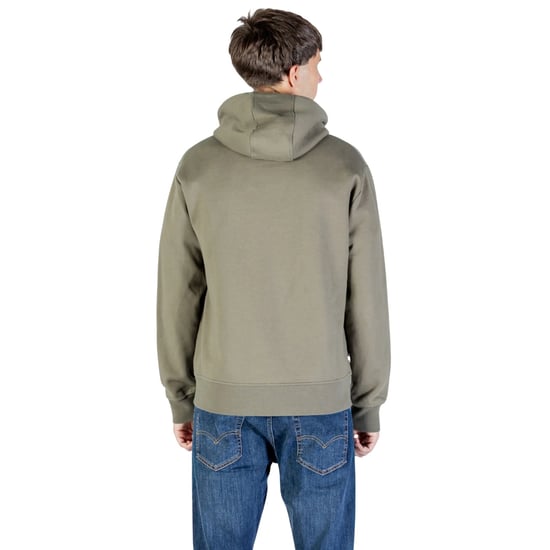 Aquascutum Active Small Logo Full Zip Up Army Green Hoodie - Image 3