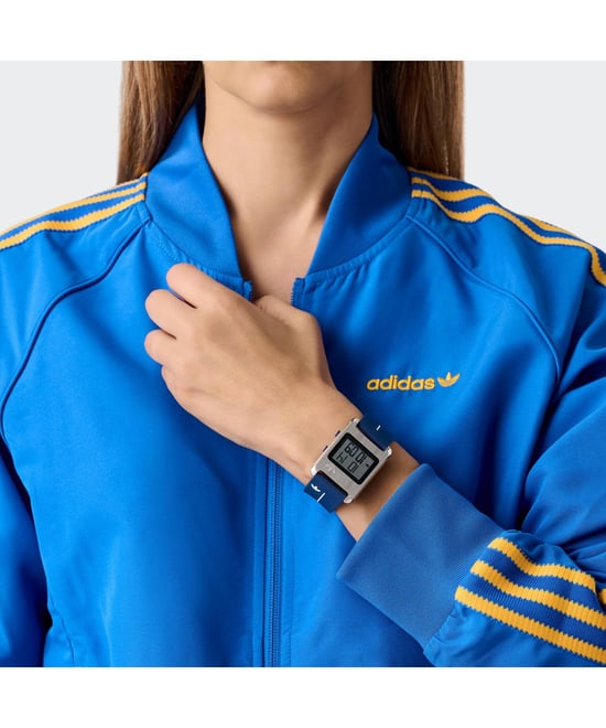 Adidas Originals Retro Pop Drie Unisex Blauw Horloge AOST25533 - Image 5