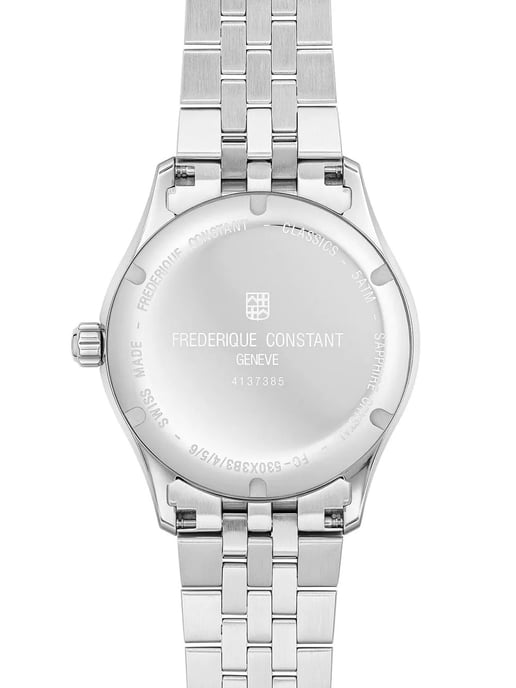 Frédérique Constant Classics Index Small Seconds Heren Horloge Zilverkleurig FC-530G3B6B - Image 2