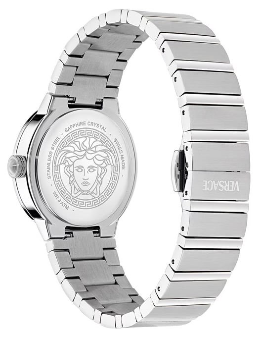 Versace Greca Logo Pearl Dames Horloge Zilverkleurig VE0S00225 - Image 2