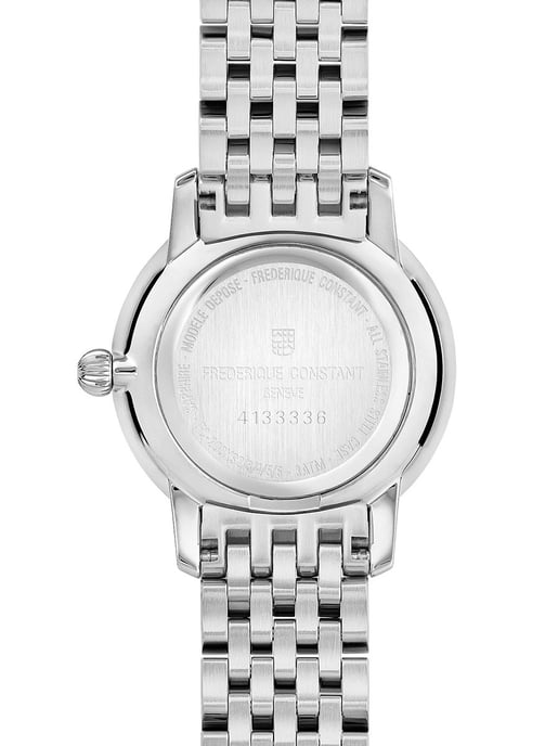 Frédérique Constant Slimline Mini Dames Horloge Zilverkleurig FC-200S6B - Image 2