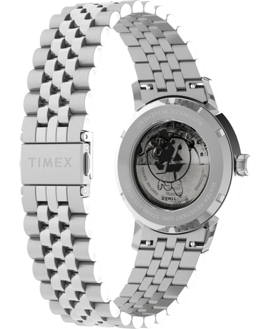 Timex Peanuts Marlin Heren Horloge Zilverkleurig TW2Y45000 - Image 4