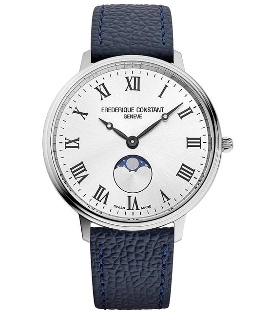 Frédérique Constant Classic Moonphase Heren Horloge Blauw FC-206RS3S6 - Image 1