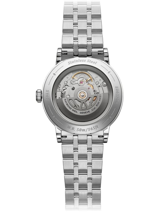 Raymond Weil Millesime Heren Horloge Zilverkleurig 2945-ST-65001 - Image 3