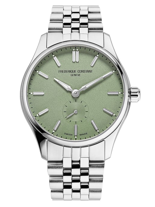 Frédérique Constant Classics Index Small Seconds Heren Horloge Zilverkleurig FC-530GR3B6B - Image 1