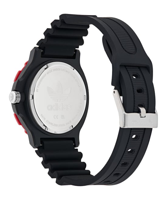 Adidas Originals Discoverer Twee Unisex Zwarte Horloge AOSY25514 - Image 3