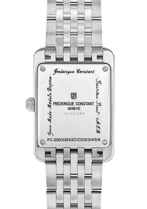 Frédérique Constant Carrée Dames Horloge Zilverkleurig FC-235GR2C6B - Image 2